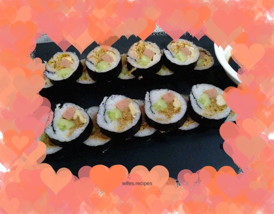 Pork floss and seaweed rice