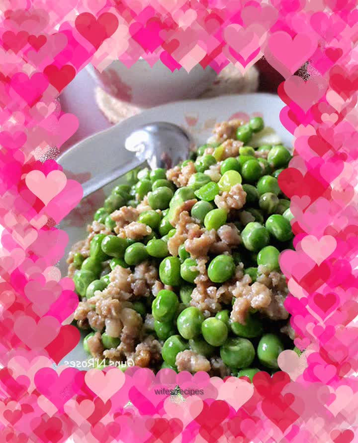 Stir-fried Pork with Peas