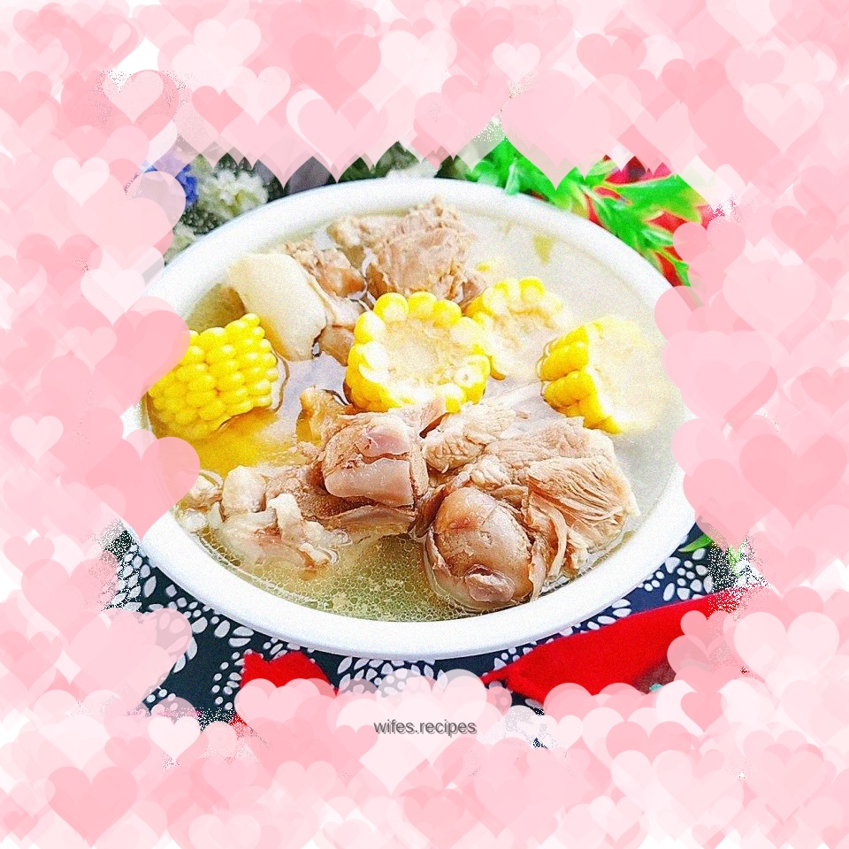 Stick bone corn soup