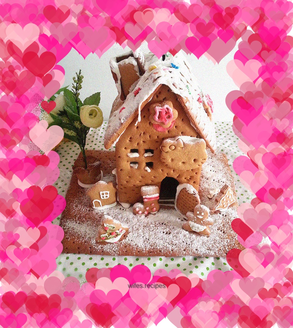 Christmas gingerbread house - a little house in a fairy tale world