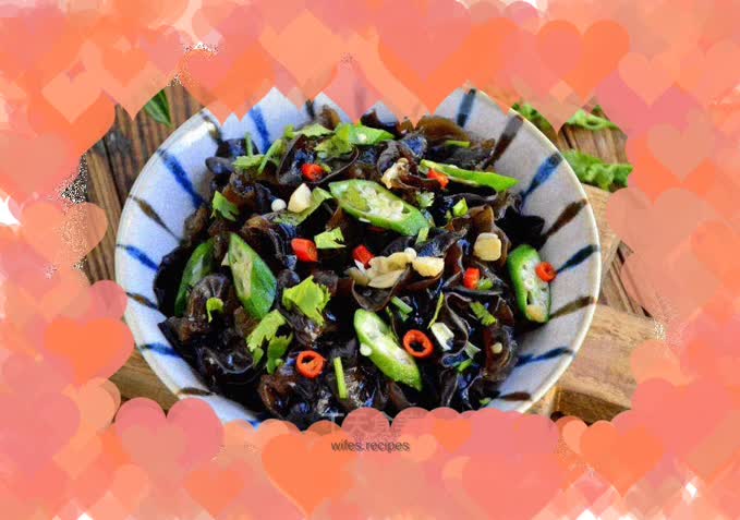 Okra mixed with fungus