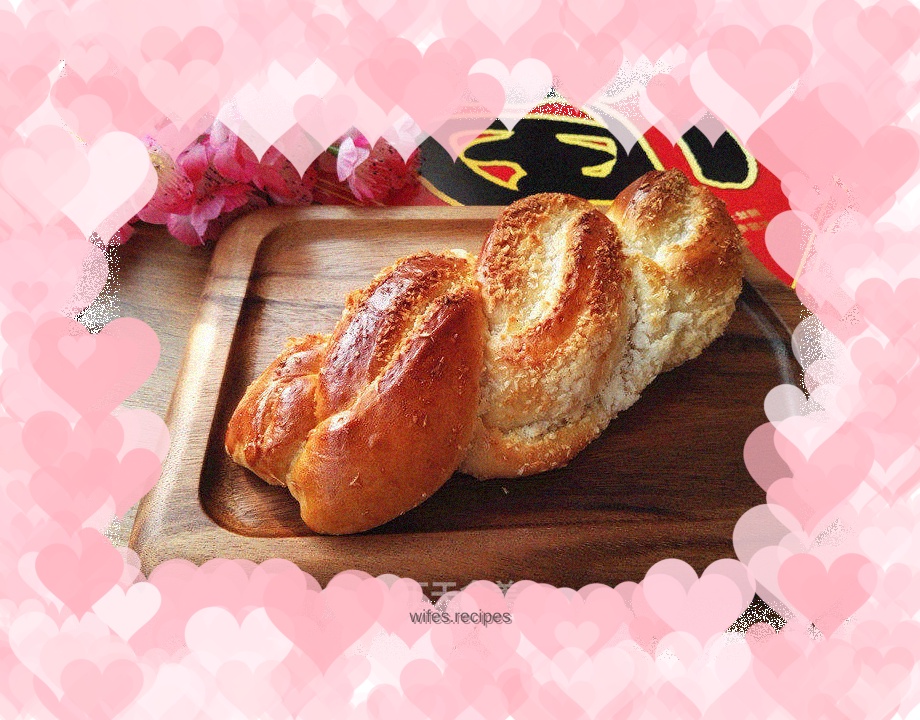 Coconut milk twist buns