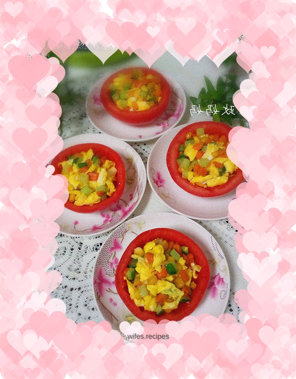 Tomato vegetable bowl