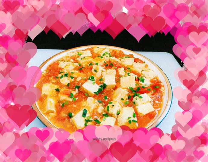 Tomato stewed tofu