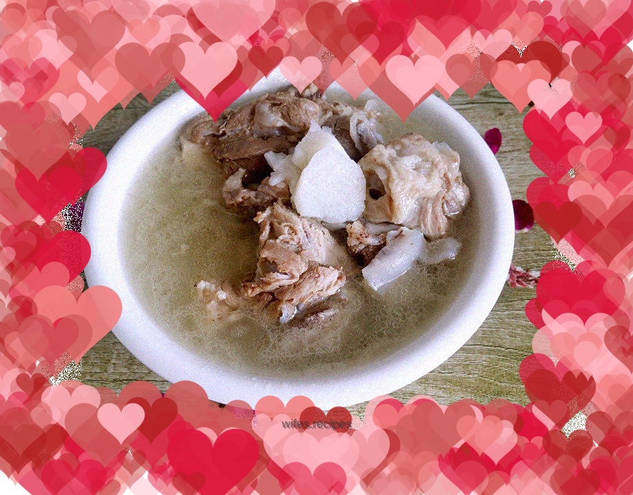 Yam bone soup