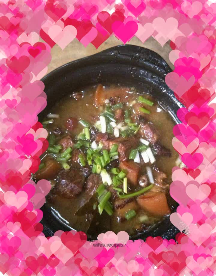 Delicious braised pork