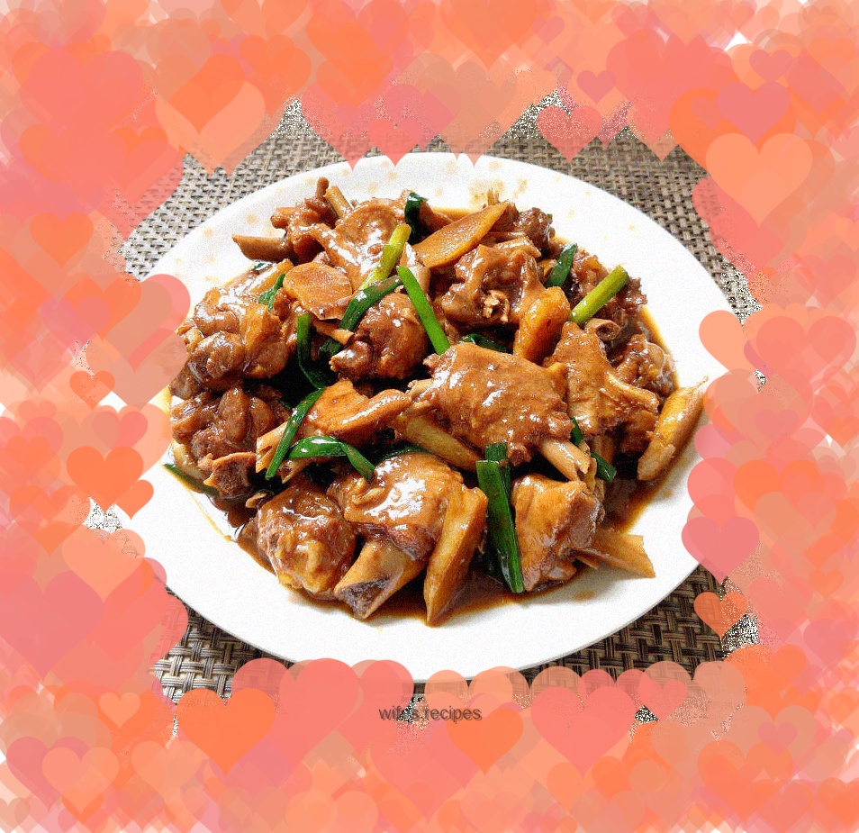 Braised duck with ginger