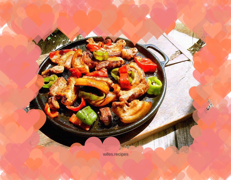 Pan-fried pork belly with soy sauce