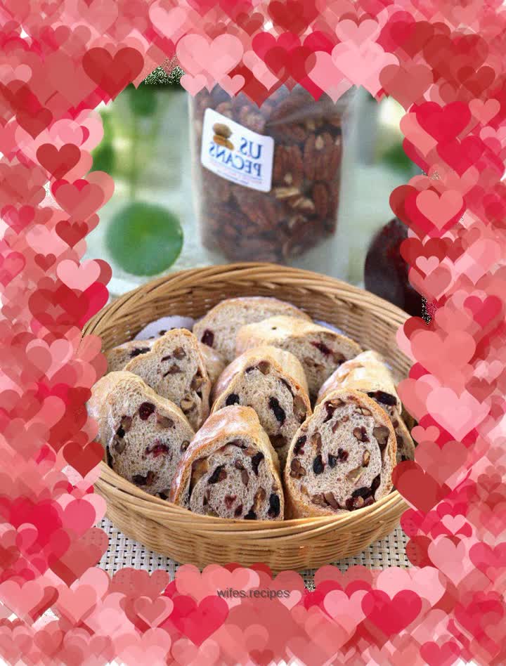 Rye Pecan Cranberry Soufflé