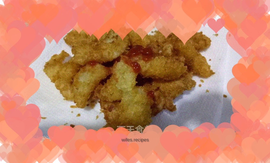 Crispy fried dragon fish