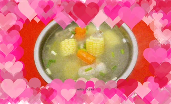 Corn ribs soup