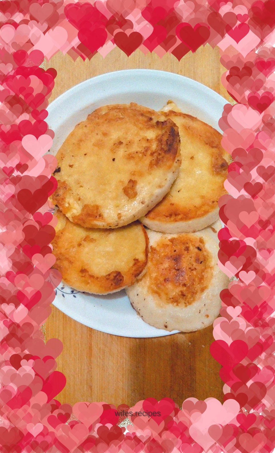 Egg steamed bun slices
