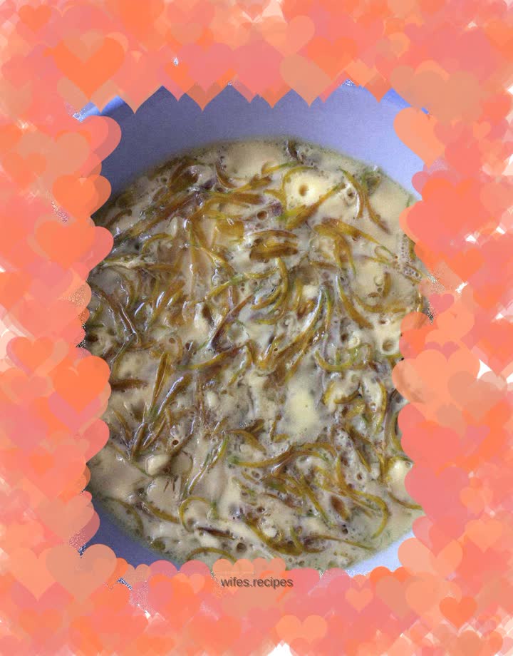 Chrysanthemum stewed eggs