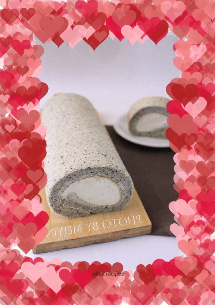 Sesame cake roll