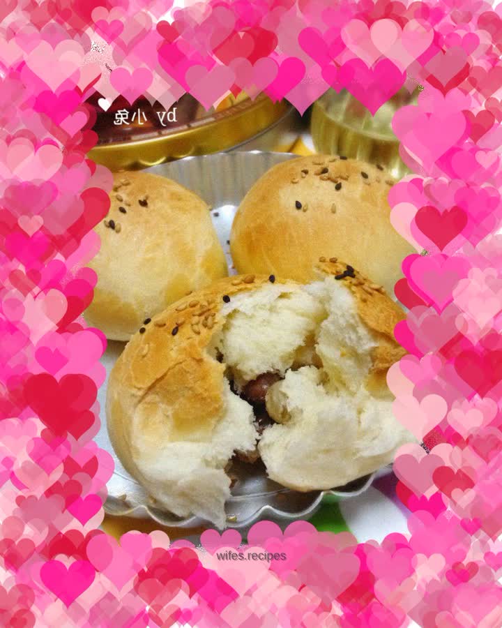 Cream honey bean snack bag (medium type)