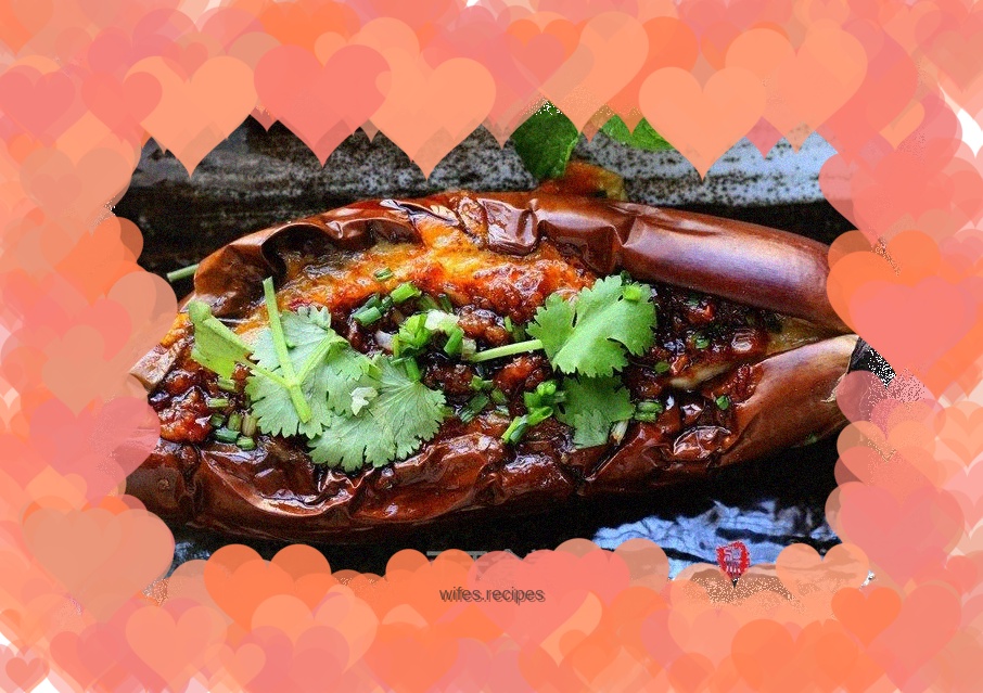 Air Fryer Version of Grilled Eggplant with Spicy Meat Sauce