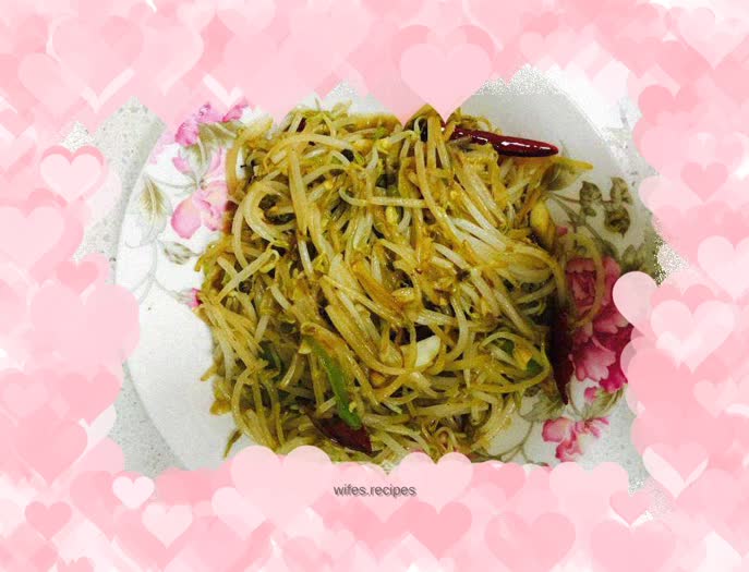 Vinegar bean sprouts