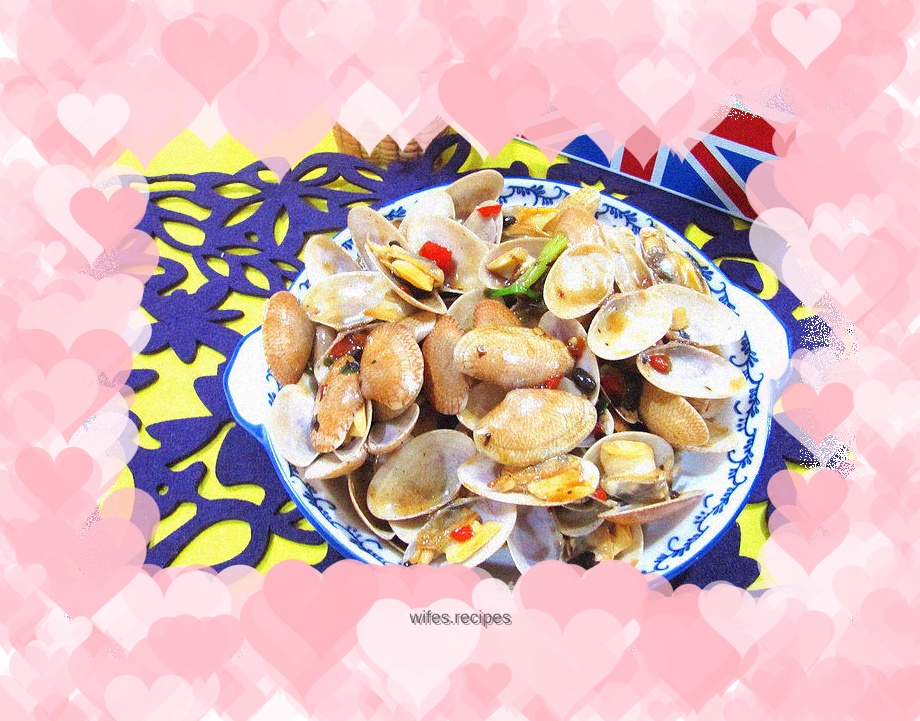 Stir-fried scallops with ginger and scallions