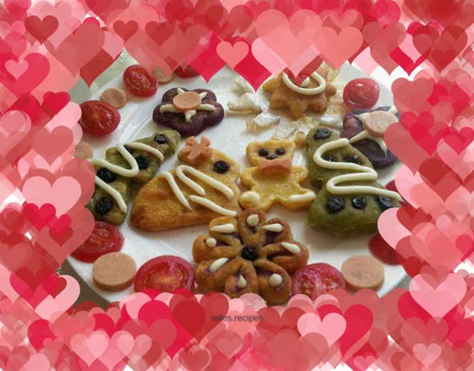 Baby nutritious breakfast cakes