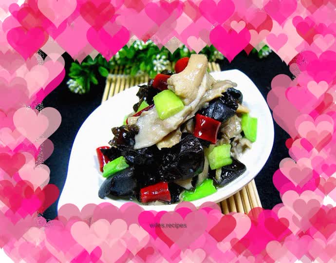Stir-fried fungus with oyster mushrooms