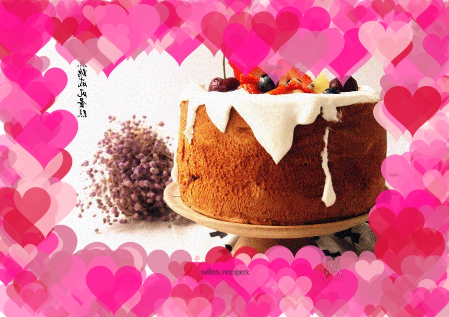 Extremely delicious and wonderful [Sea Salt Caramel Chiffon Cake]