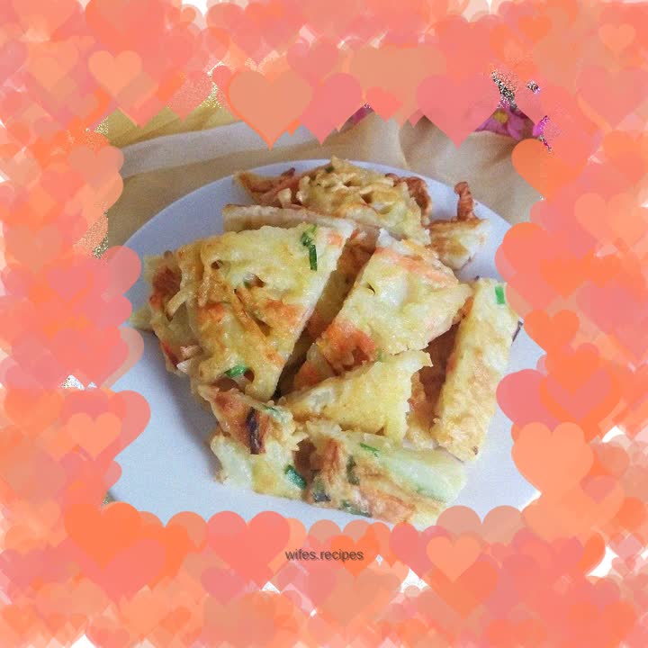 Shredded potato pancakes