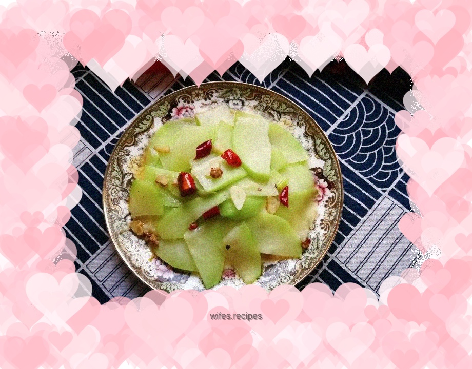 Home-style fried chayote