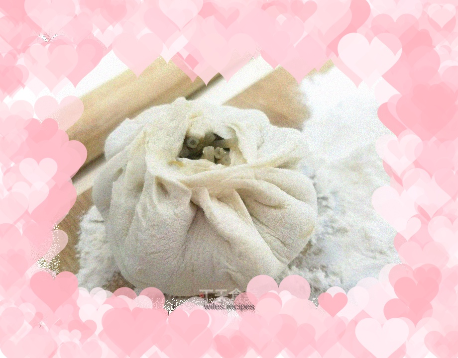 Zucchini vermicelli vegetarian bun