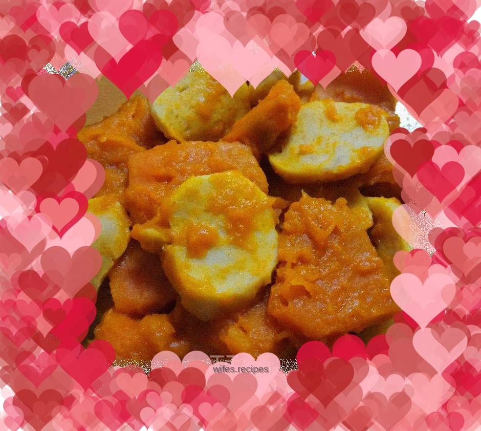 Sweet pumpkin meatballs