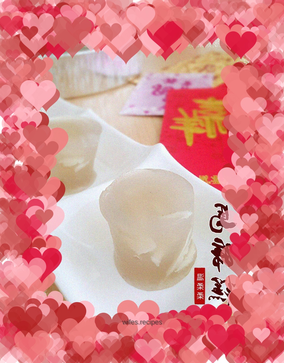 Rock sugar water chestnut cake