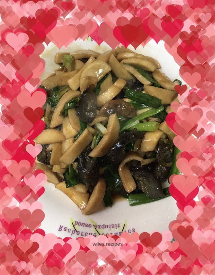 Grilled Sea Cucumber with King Oyster Mushroom