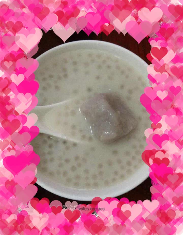 Coconut milk sago