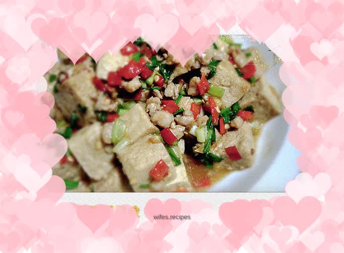 Fish-flavored snow tofu