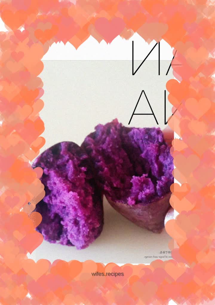 Roasted Purple Sweet Potato