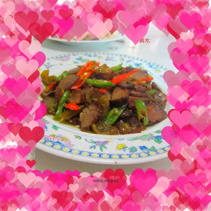 Spicy and sour cured beef