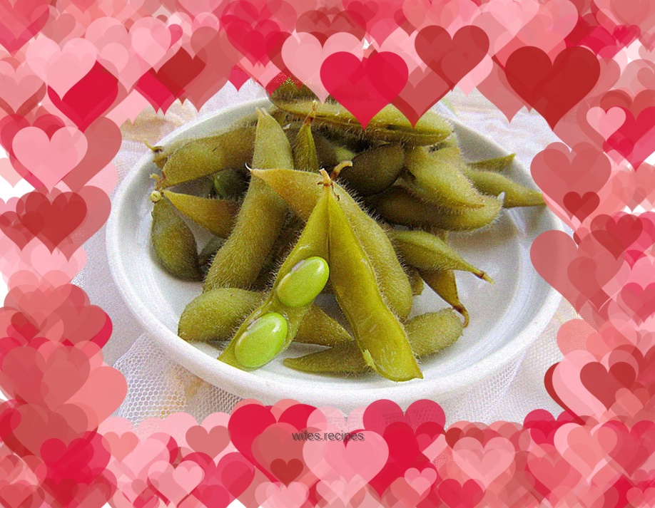 Children’s favorite snack——boiled edamame