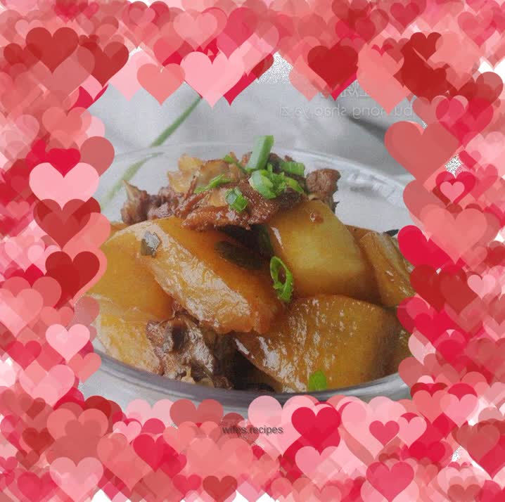 Braised duck with white radish