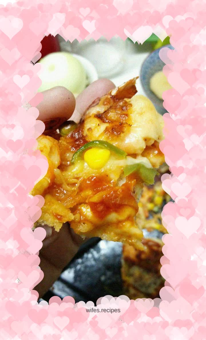 Shrimp and Sausage Pizza (toppings as you like)