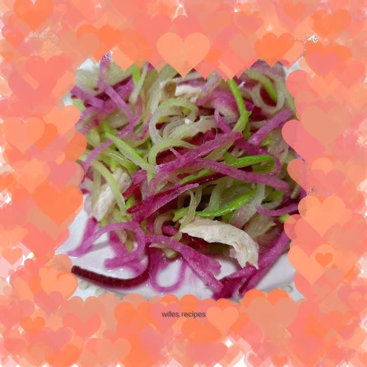 Chayote Purple Beauty Mixed Chicken Breast
