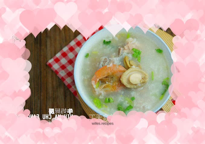 Abalone and pork ribs porridge