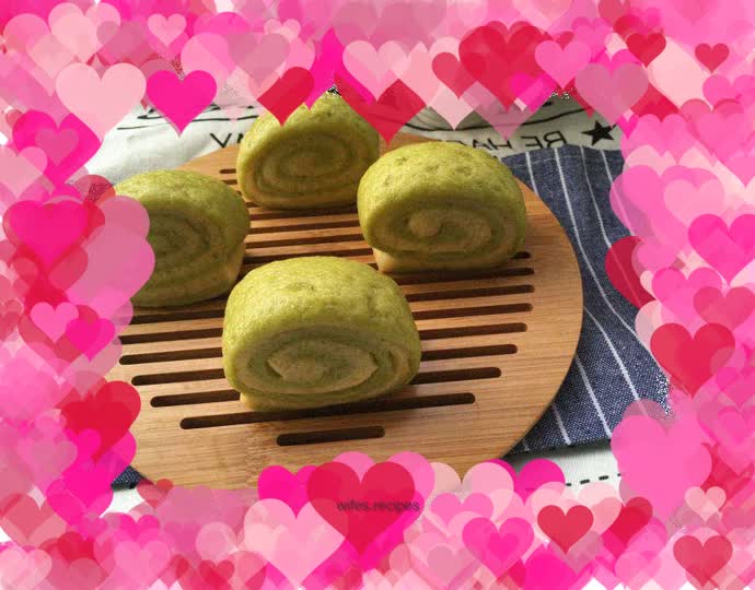 Two-color steamed buns