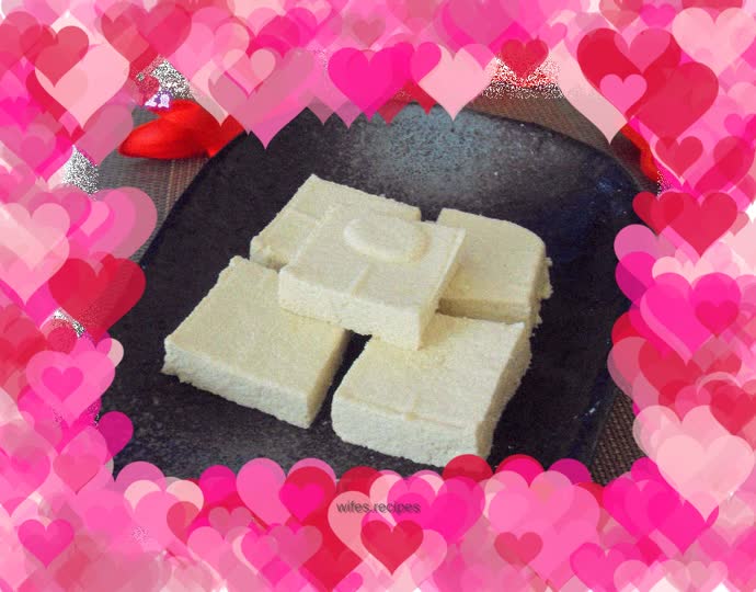 Homemade marinated tofu