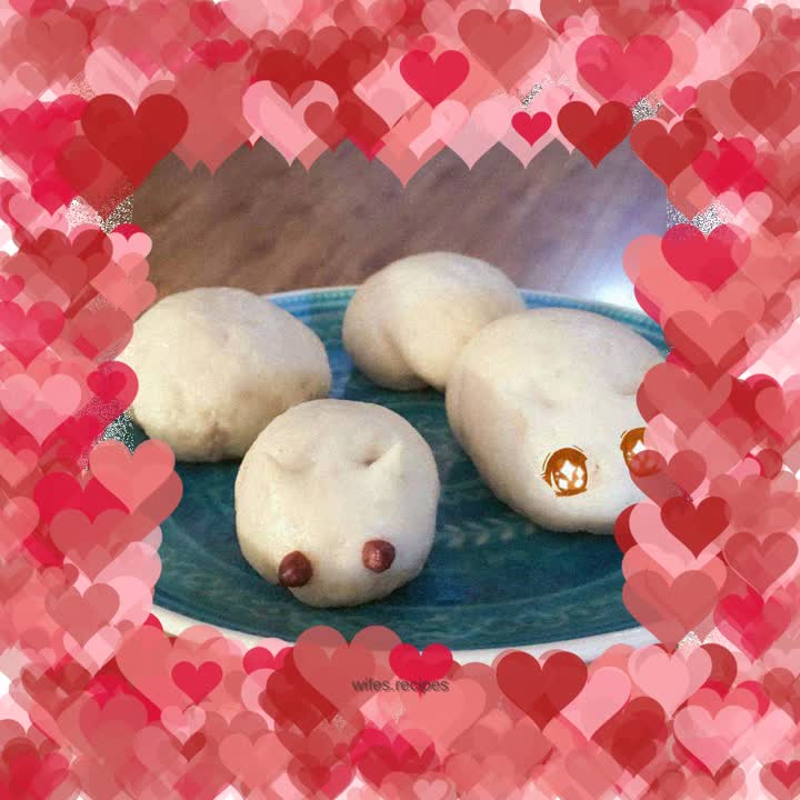 Super delicious bean paste buns