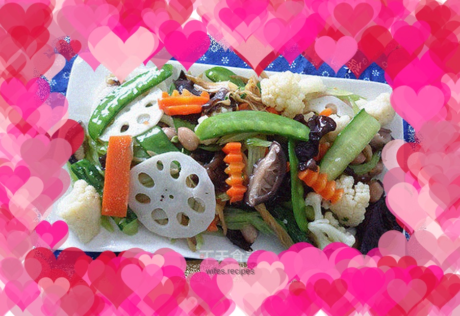 Eight treasures assorted vegetables