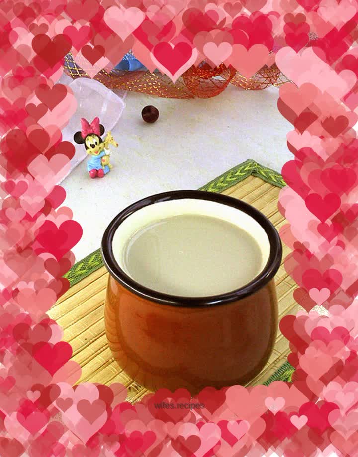 Green tea soy milk to relieve summer heat