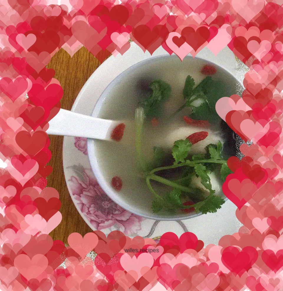 Pork belly and yam soup