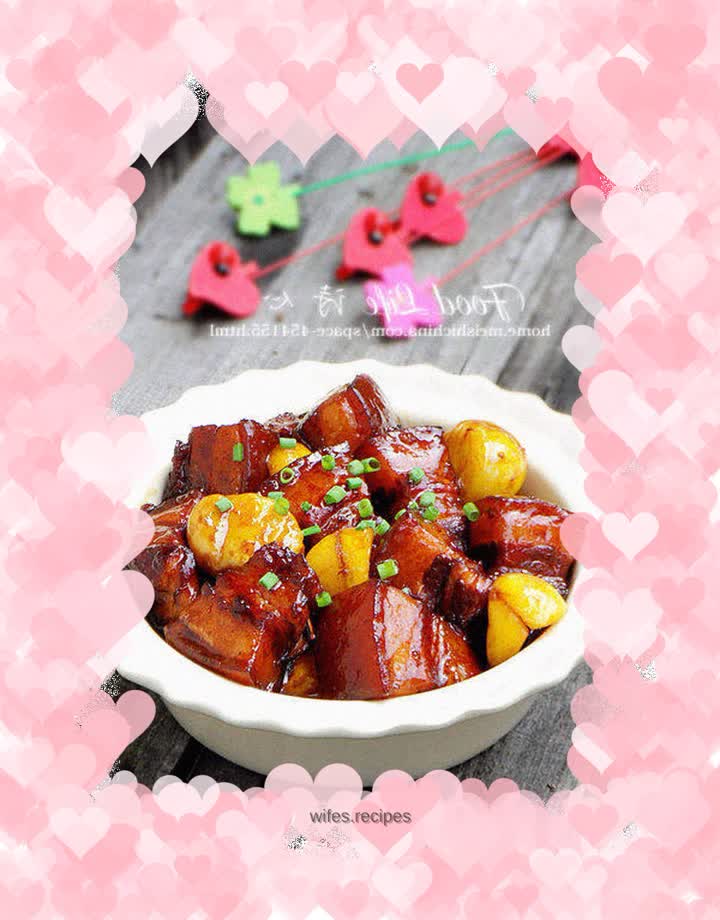 【Chestnut braised pork】--- Chestnut fragrance comes in autumn