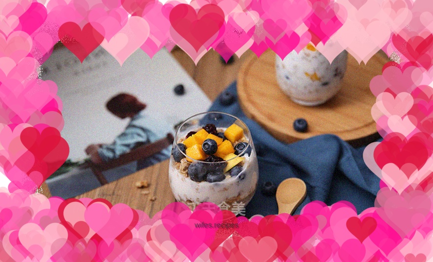 Make your own and enjoy it - Fruit Oatmeal and Yogurt