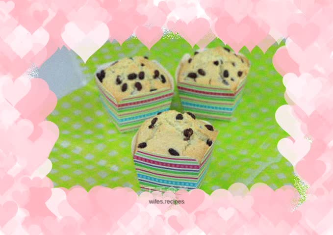 Honey bean and coconut milk muffin——Enjoy the different petty bourgeoisie feelings