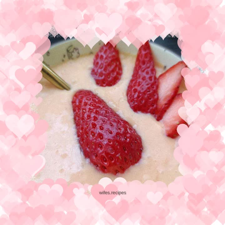 Sweet Potato and Strawberry Milkshake